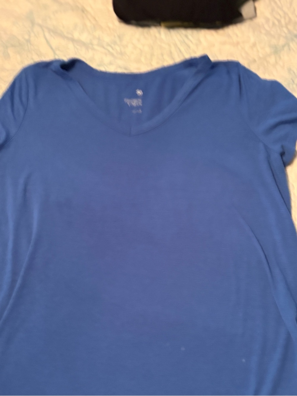SO Women’s Blue V-Neck Tunic Tee